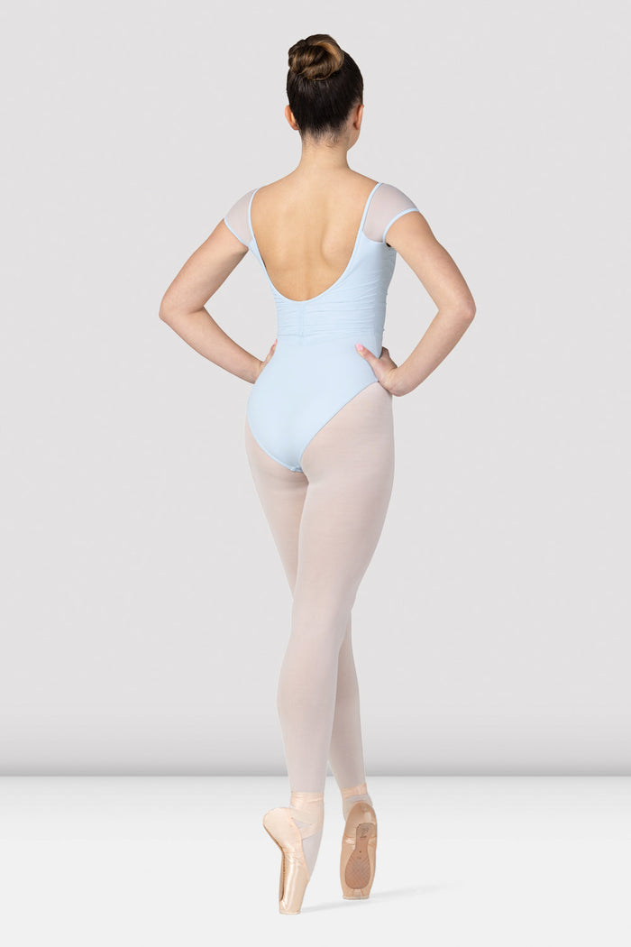 Ladies Flavia Ruched Bodice Cap Sleeve Leotard - BLOCH US