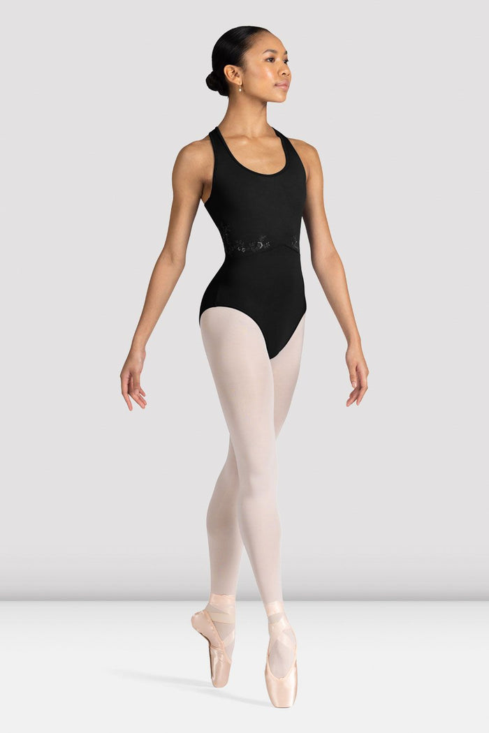 Ladies Fleur Floral Tank Leotard - BLOCH EU
