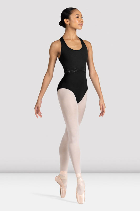 Ladies Fleur Floral Tank Leotard - BLOCH EU