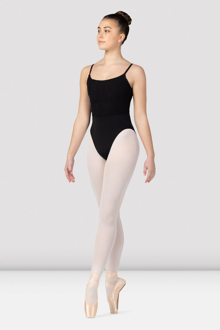 Ladies Franca Ruched Bodice Camisole Leotard - BLOCH US