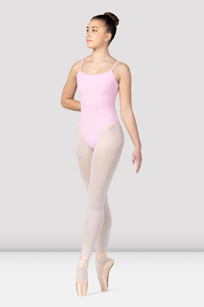 Ladies Franca Ruched Bodice Camisole Leotard - BLOCH US