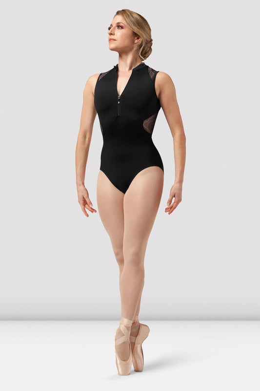 Ladies Harper Zip Front Leotard - BLOCH EU
