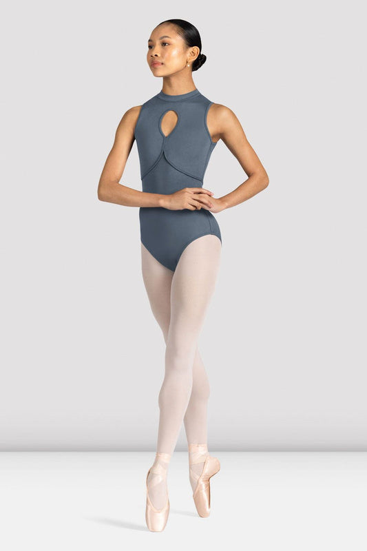 Ladies Kali Floral Open Back Leotard - BLOCH EU