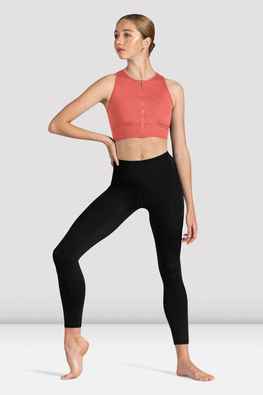 Ladies Kya Zip Front Crop Top - BLOCH EU