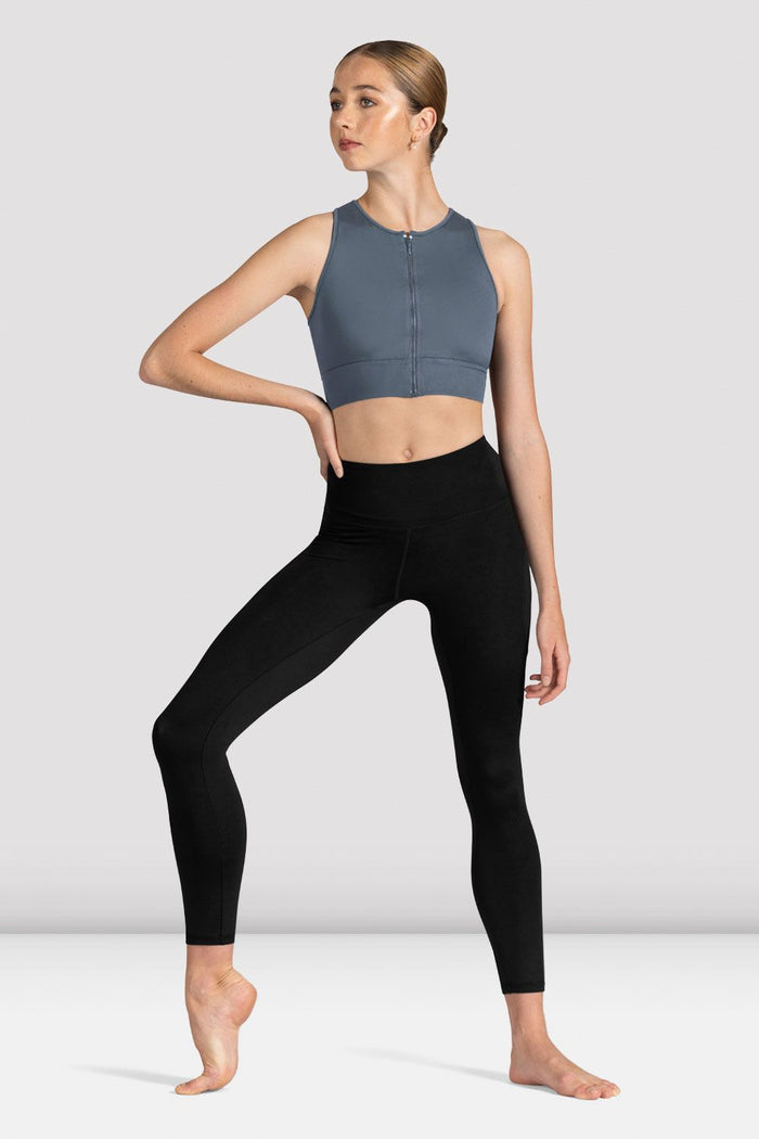 Ladies Kya Zip Front Crop Top - BLOCH EU