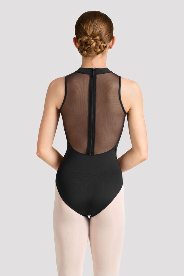 Ladies Mirella Celeste Zip Back Printed Leotard