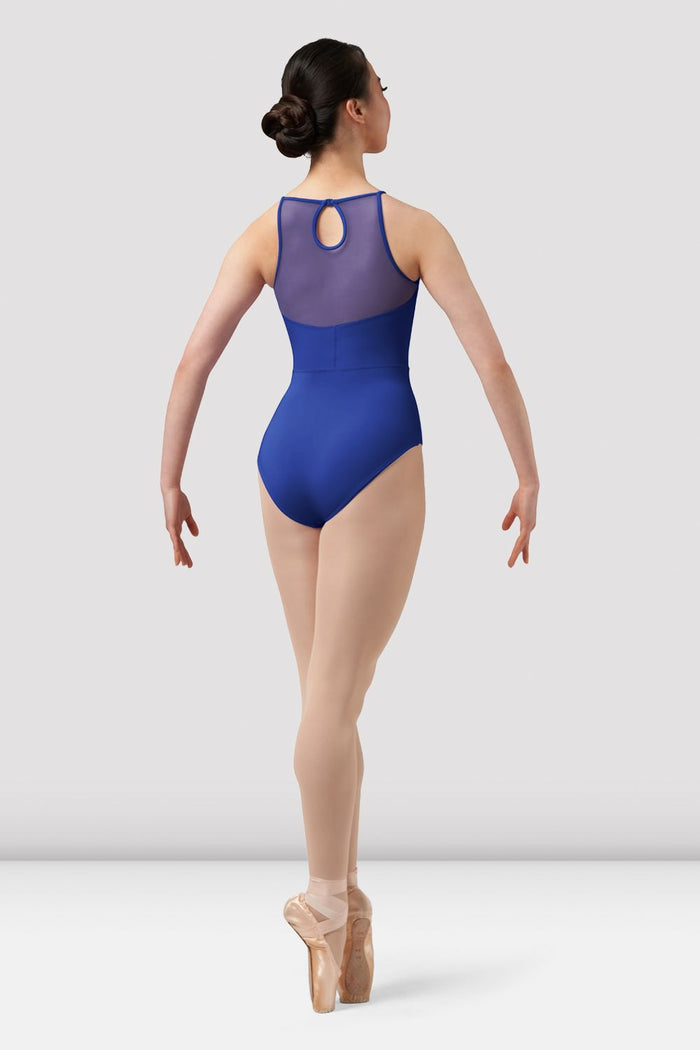 Ladies Mirella Chevron Halterneck Leotard - BLOCH EU