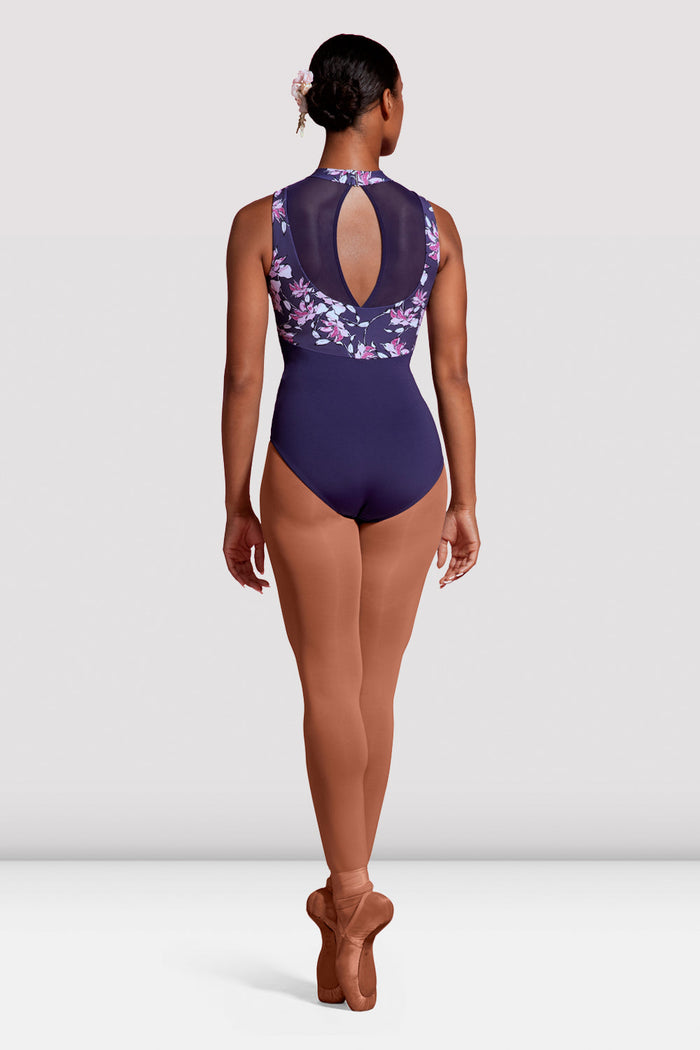 Ladies Mirella Jardin Boutique Printed Bodice Leotard