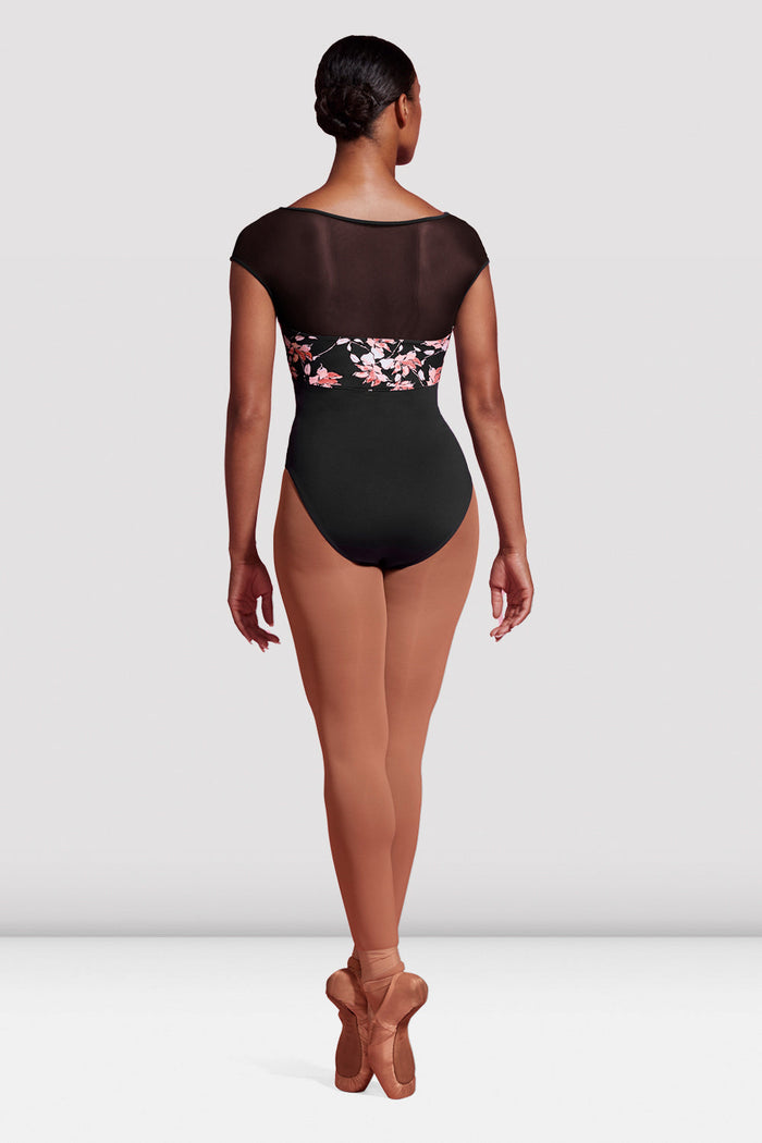 Ladies Mirella Jardin Cap Sleeve Leotard