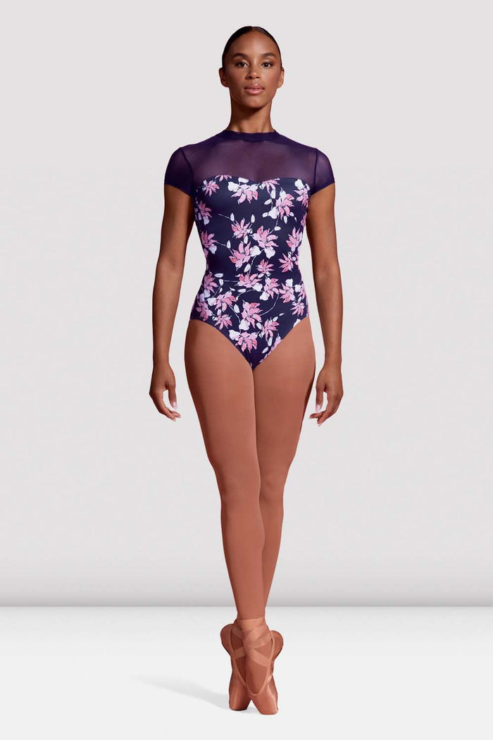 Ladies Mirella Jardin Mock Neck Leotard