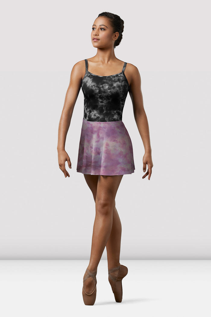 Ladies Mirella Watercolour Mesh Pull On Skirt - BLOCH EU