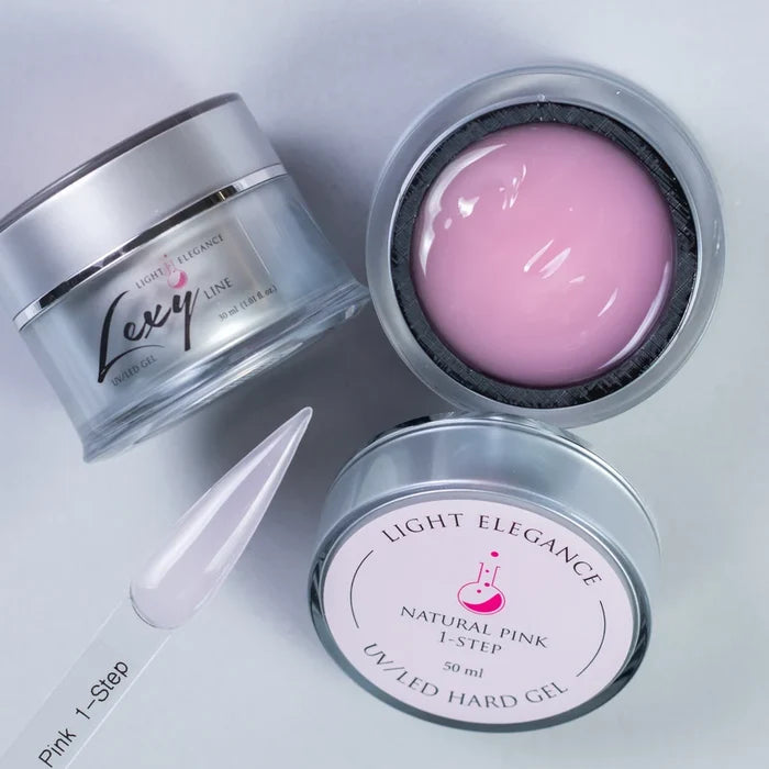 LE Lexy Line Hard Gel | 1-Step Natural Pink