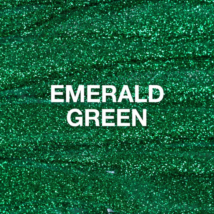 LE P+ Glitter Gel Polish | Emerald Green