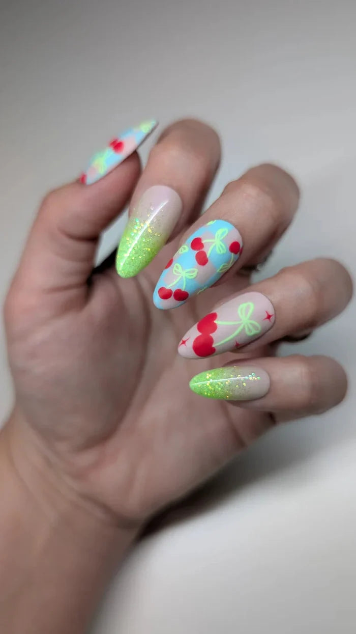 LE P+ Glitter Gel Polish | We're All Mad Here