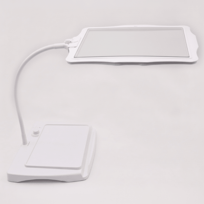 LED Magnifying Desk Lamp | 3X Magnification with Adjustable Gooseneck | Hands-Free Reading & Craft Light