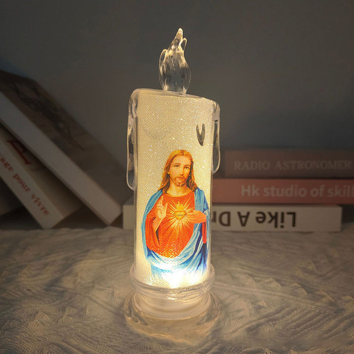 Sacred Heart Of Jesus Blue Clothes