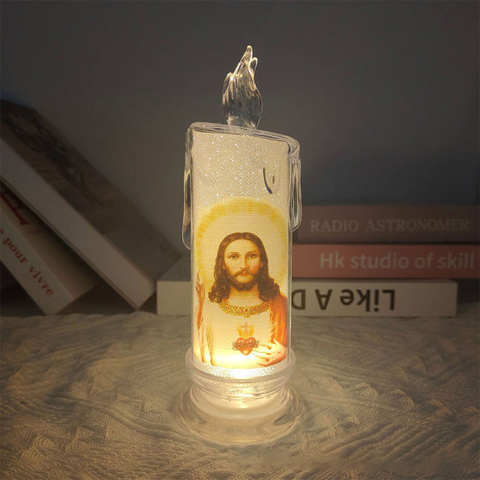 Sacred Heart Of Jesus White Clothes