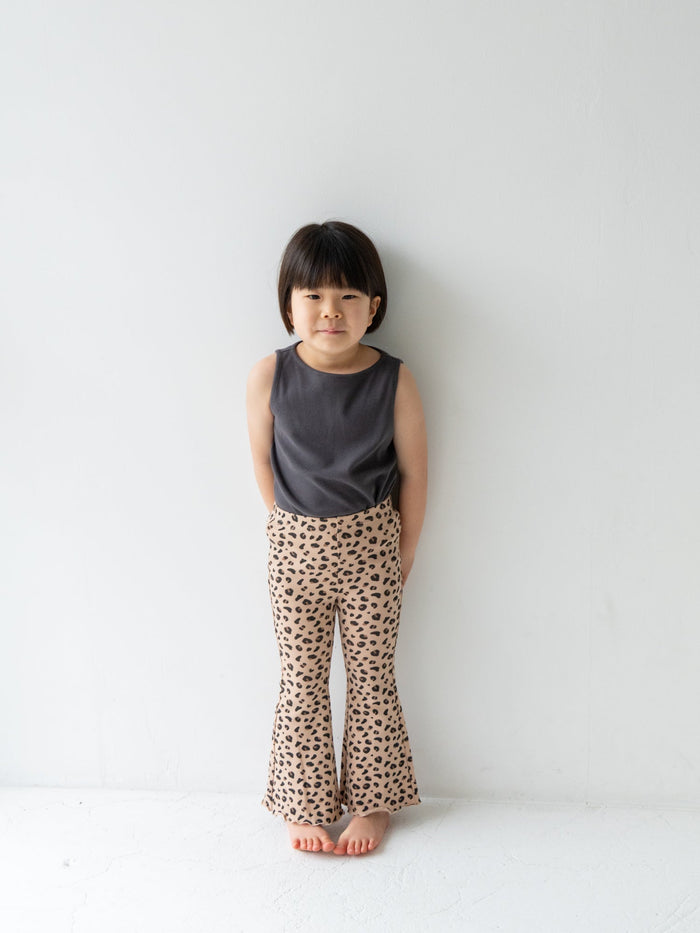 Leopard flare pants
