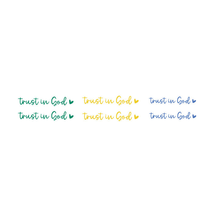 Green (2 pcs) + Yellow (2 pcs) + Blue (2 pcs)