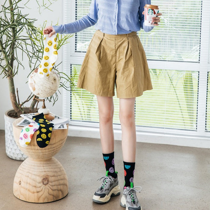 Lilyrhyme™ Cartoon Smiley Printed Socks