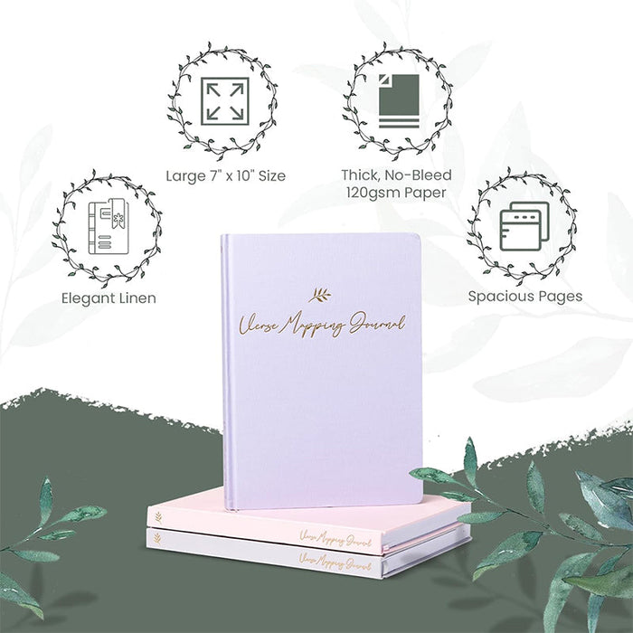 Linen Bible Verse Mapping Journal