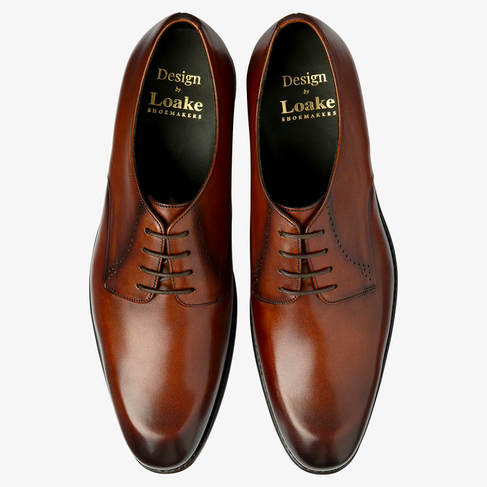 Loake - Gosling Derby Shoe in Scotch - Nigel Clare