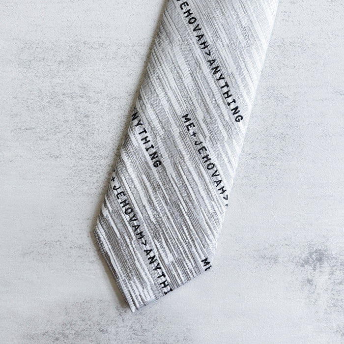 Me + Jehovah > Anything - Silver Tie