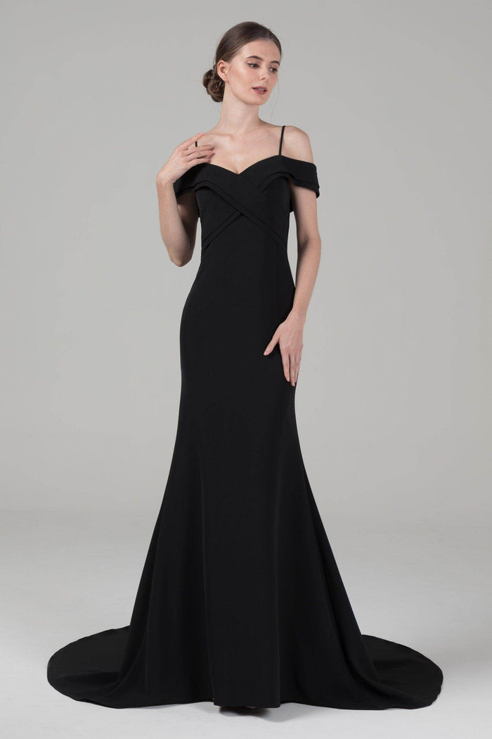 Mermaid Court Train Elastic Cloth Wedding Dress CW2647CR - COCOMELODY