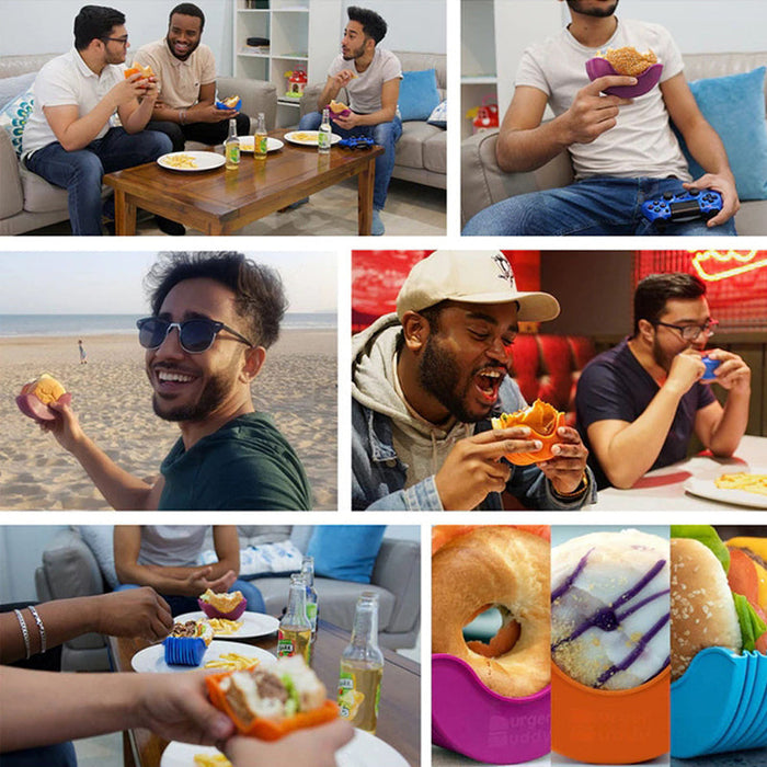 Mess-free Burger Holder
