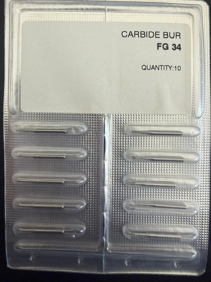 META FG Carbide Burs #34 Inverted Cone (Each) #306-003400