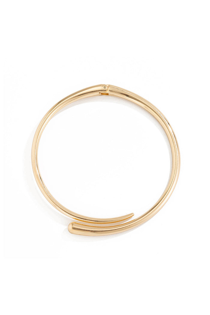 Metal Choker Open Necklace
