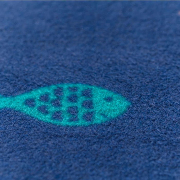 Mila Baby Velour Blanket - School of Fish