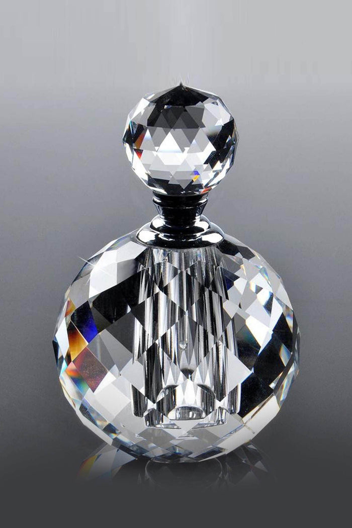 Mini Crystal Perfume Bottle with Stopper Bridal Party Favors CGF0105 (Set of 6 pcs) - COCOMELODY