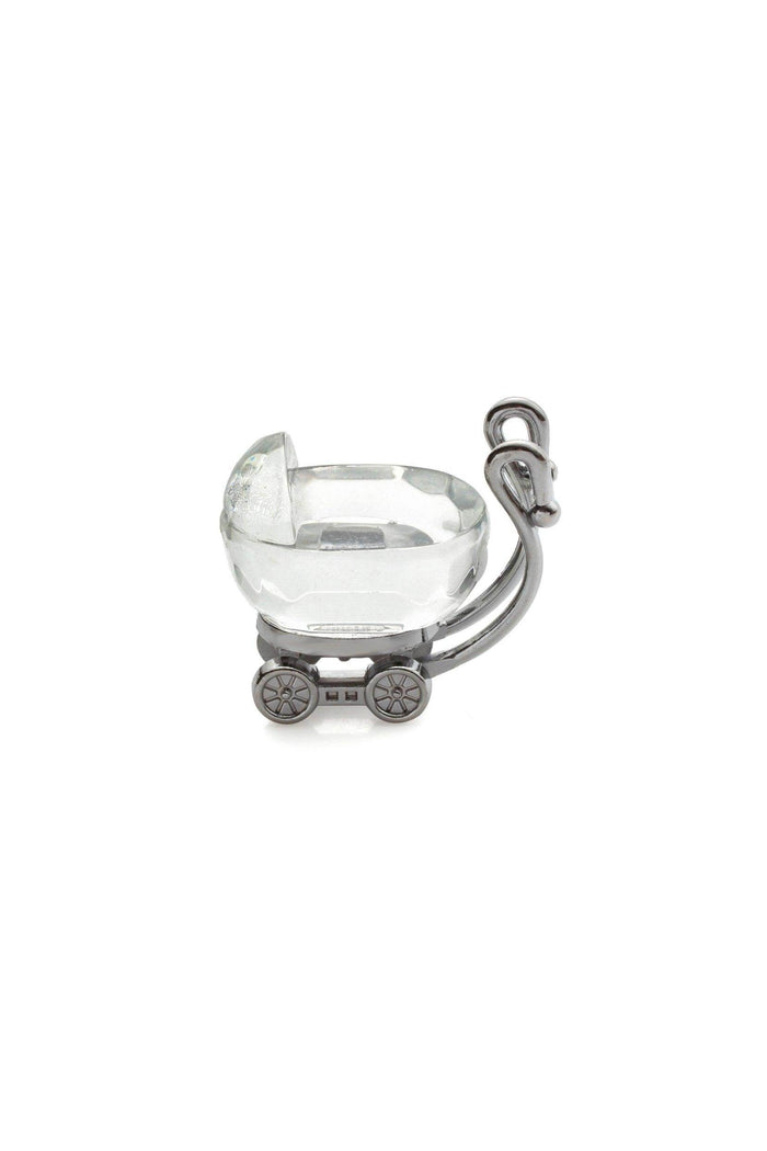 Miniature Crystal Baby Carriage for Baby Shower Favors Christening Favors Birth Announcement Favors (Set of 6 pcs) - COCOMELODY