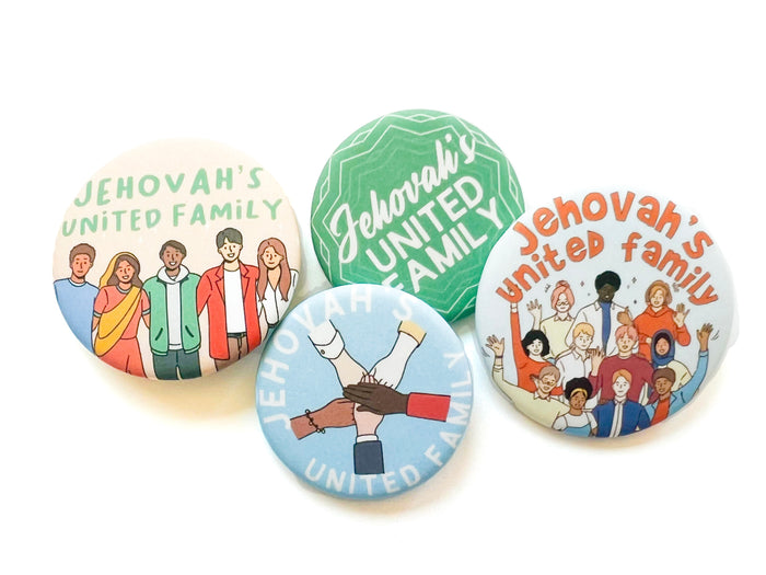 Mixed Jehovahs United Family Pins - GINGERS