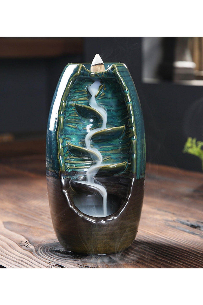 Mountain Waterfall Handicrafted Incense Holder CGF0201 (Set of 1 pcs) - COCOMELODY