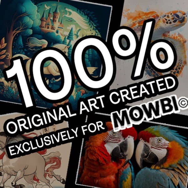 Mowbi - Parrot on Bathtub - Bathroom Wall Art Prints – 8″x10″ Artwork for 11″x14″ Frame