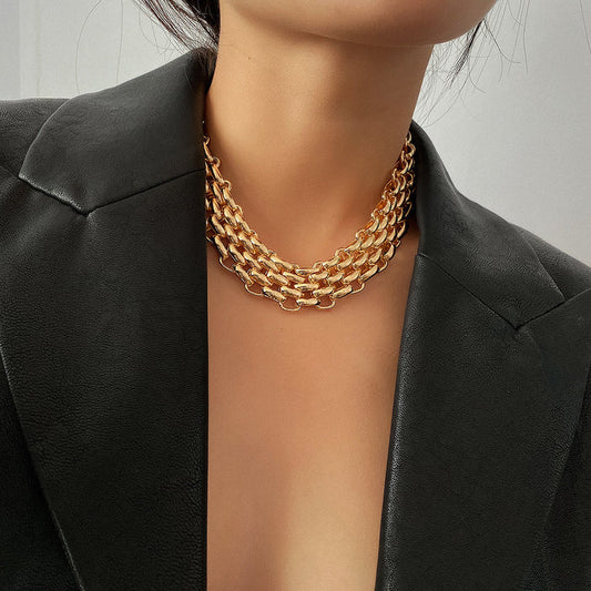 Multi-layered chain necklace - Sujru
