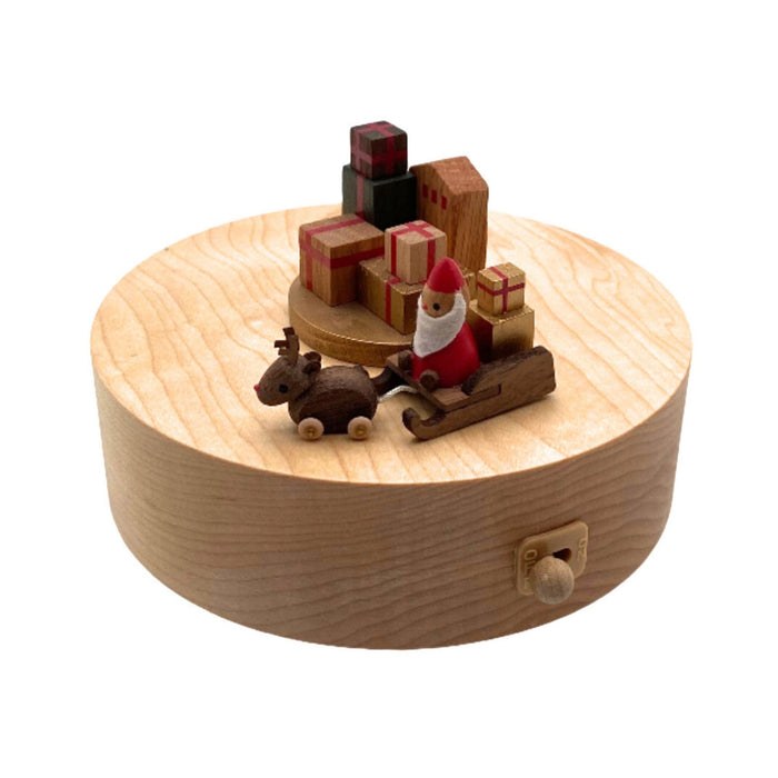 Music Box - Sledding Santa