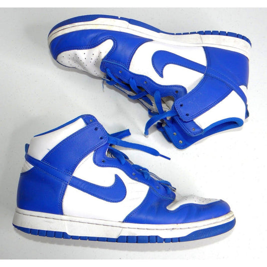 Nike Dunk High Kentucky White Game Royal Blue DD1399 102 Mens 10.5 Retro Sneaker0