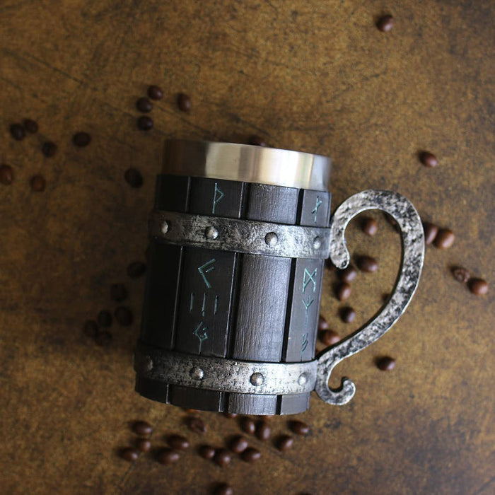 Nordic Rune Beer Tankard