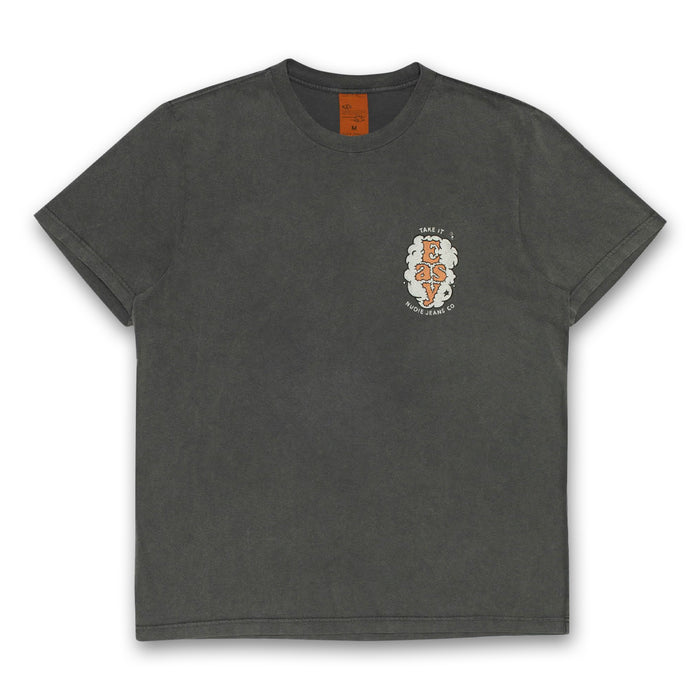 Nudie - Roy Easy Cloud T-Shirt in Anthracite - Nigel Clare