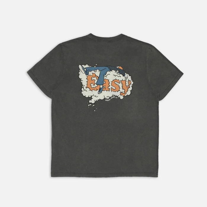 Nudie - Roy Easy Cloud T-Shirt in Anthracite - Nigel Clare