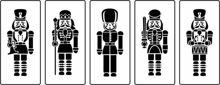 Nutcracker Mini Set Stencils by JRV