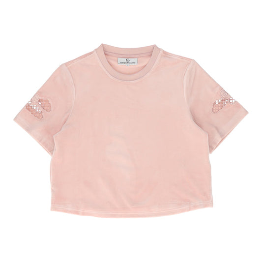 Nuvola Cropped Pink T-Shirt