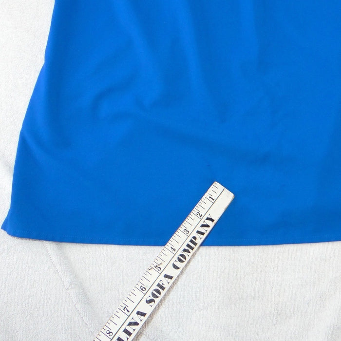 Oasis Womens Royal Blue V Neck Scrub Top Short Sleeve Pockets Size Large4