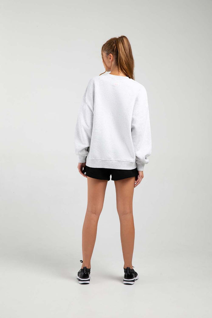 Off-Duty Oversized Crew Sweatshirt