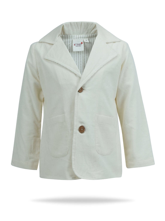 Corduroy Blazer : OFF-WHITE : Toddler : Tween Blazer Yo Baby India