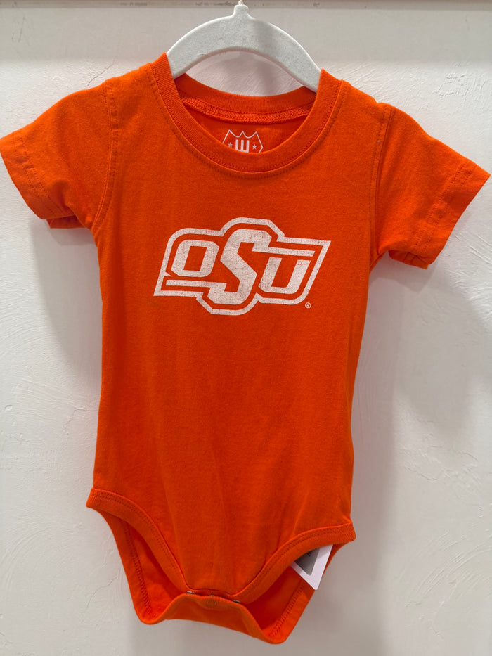 Oklahoma State Onesies - Greige Goods