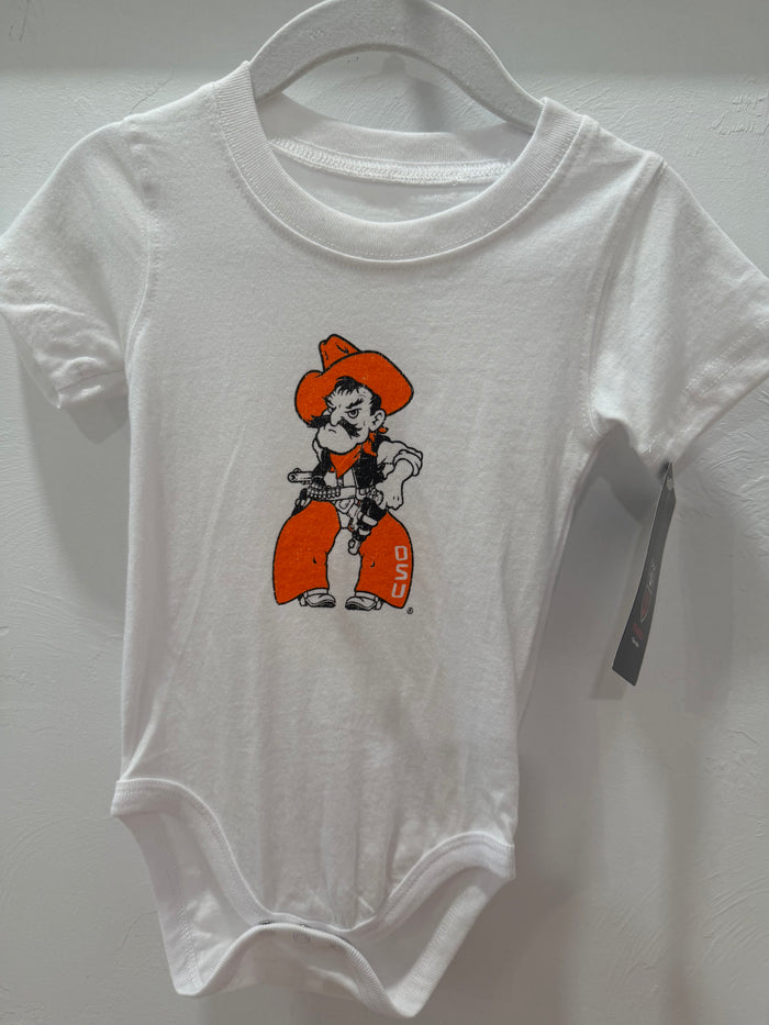 Oklahoma State Onesies - Greige Goods